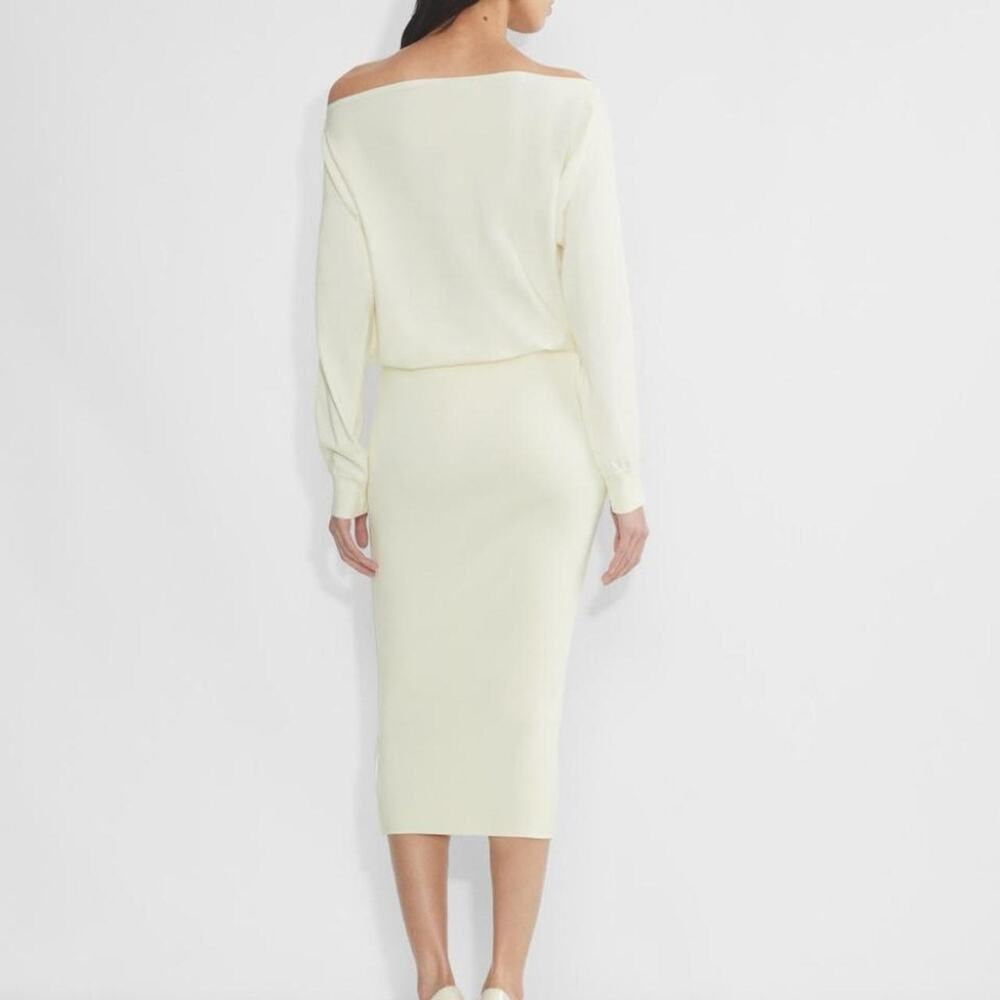 Babaton off the shoulder midi